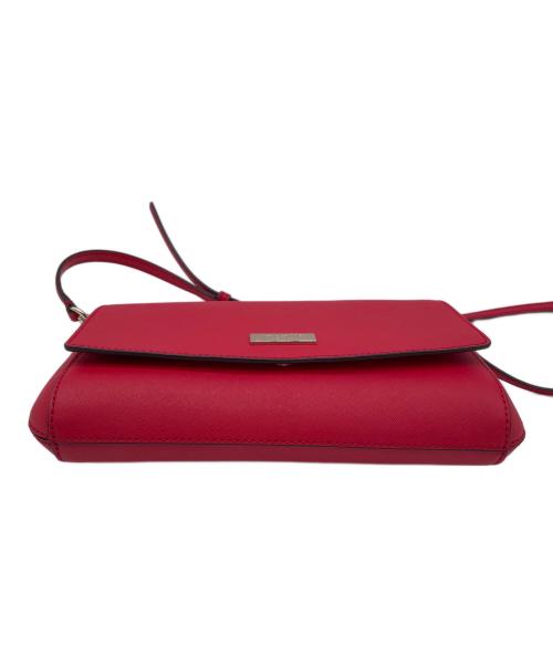 Kate Spade（ケイトスペード）Kate Spade (ケイトスペード) ショルダーバッグ レッドの古着・服飾アイテム
