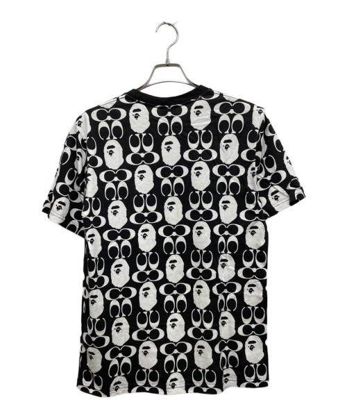 A BATHING APE × COACH（アベイシングエイプ × コーチ）A BATHING APE × COACH (アベイシングエイプ × コーチ) 半袖カットソー ブラック サイズ:Mの古着・服飾アイテム