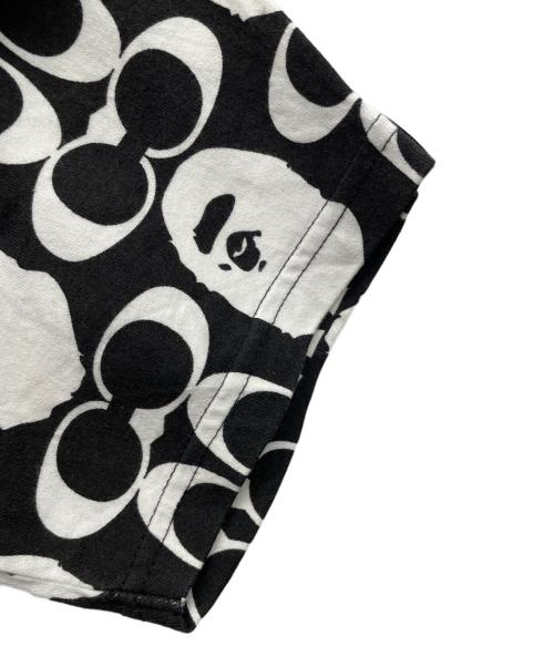 A BATHING APE × COACH（アベイシングエイプ × コーチ）A BATHING APE × COACH (アベイシングエイプ × コーチ) 半袖カットソー ブラック サイズ:Mの古着・服飾アイテム