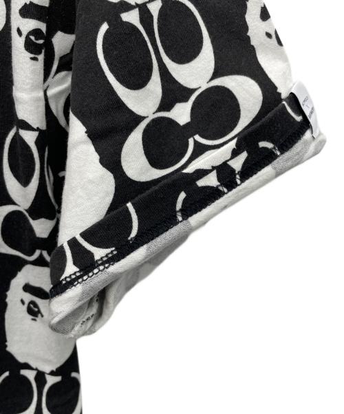 A BATHING APE × COACH（アベイシングエイプ × コーチ）A BATHING APE × COACH (アベイシングエイプ × コーチ) 半袖カットソー ブラック サイズ:Mの古着・服飾アイテム