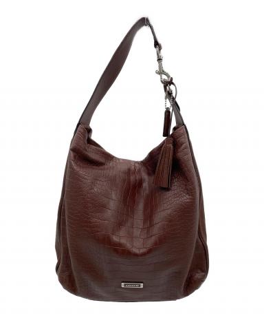 中古・古着通販】COACH (コーチ) ショルダーバッグ ブラウン｜ブランド 