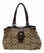 COACHコーチ）の古着「ハンドバッグ」｜ブラウン