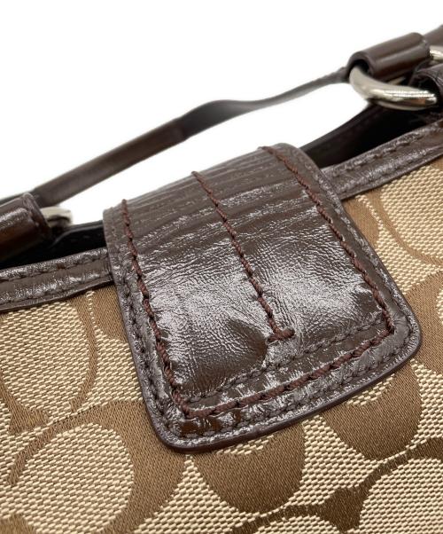COACH（コーチ）COACH (コーチ) ハンドバッグ ブラウンの古着・服飾アイテム