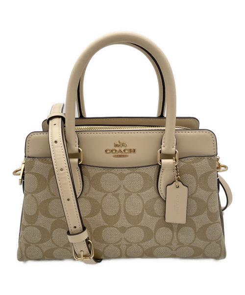 COACH（コーチ）COACH (コーチ) 2WAYバッグ カーキの古着・服飾アイテム