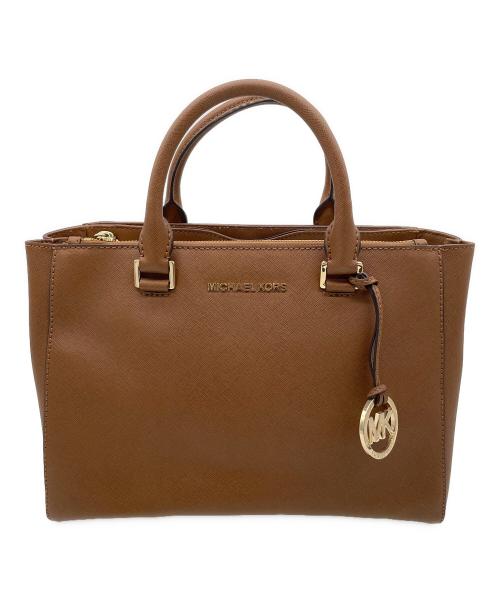 MICHAEL KORS（マイケル・コース）MICHAEL KORS (マイケル・コース) ハンドバッグ ブラウンの古着・服飾アイテム