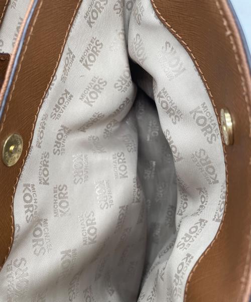 MICHAEL KORS（マイケル・コース）MICHAEL KORS (マイケル・コース) ハンドバッグ ブラウンの古着・服飾アイテム
