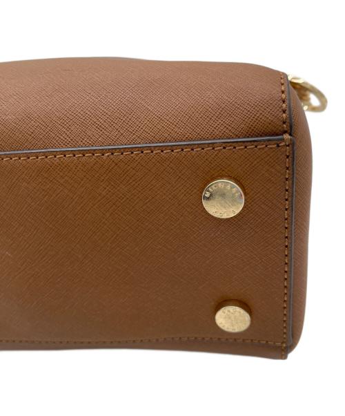 MICHAEL KORS（マイケル・コース）MICHAEL KORS (マイケル・コース) ハンドバッグ ブラウンの古着・服飾アイテム