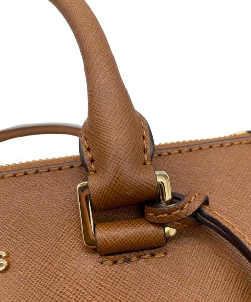 MICHAEL KORS（マイケル・コース）MICHAEL KORS (マイケル・コース) ハンドバッグ ブラウンの古着・服飾アイテム
