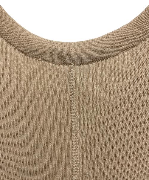 Sea Room lynn（シールームリン）Sea Room Lynn (シールームリン) 半袖ワンピース ベージュ サイズ:Sの古着・服飾アイテム