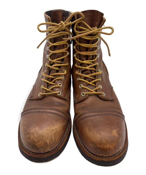 RED WING（レッドウィング）RED WING (レッドウィング) RED WING  ロガーブーツ ブラウン サイズ:9の古着・服飾アイテム