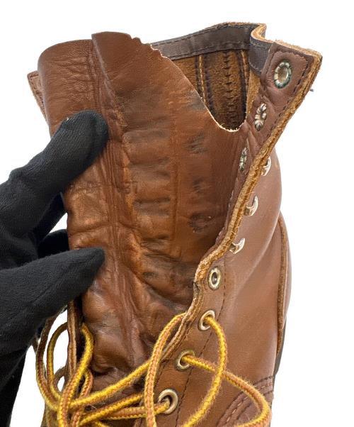 RED WING（レッドウィング）RED WING (レッドウィング) RED WING  ロガーブーツ ブラウン サイズ:9の古着・服飾アイテム