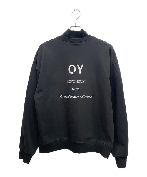 OY（オーワイ）OY (オーワイ) ハーフジップスウェット ブラック サイズ:サイズ表記無しの古着・服飾アイテム