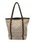 GUCCI (グッチ) GGスプリームトートバッグ アイボリー×ブラウン：50000円