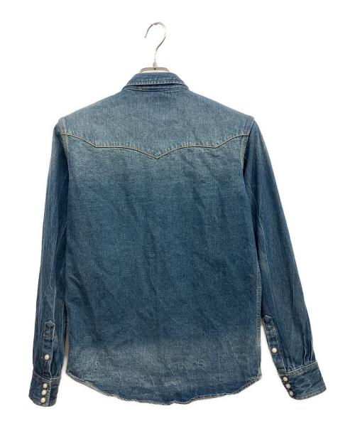 RRL RALPH LAUREN（ダブルアールエル ラルフローレン）RRL RALPH LAUREN (ダブルアールエル ラルフローレン) 長袖シャツ インディゴ サイズ:Sの古着・服飾アイテム