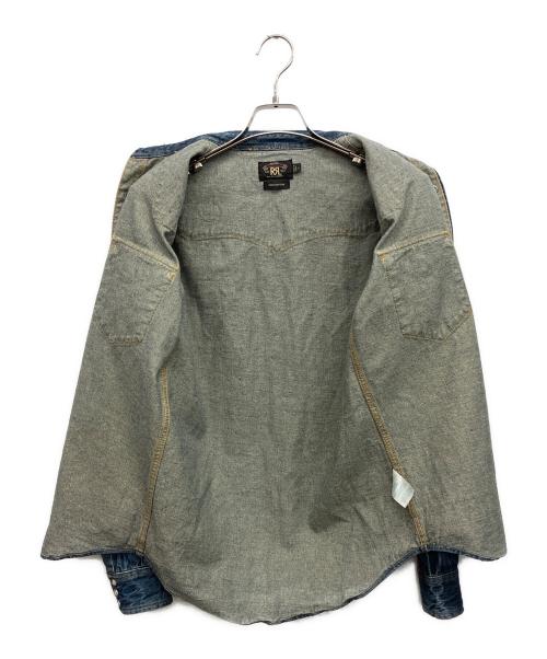 RRL RALPH LAUREN（ダブルアールエル ラルフローレン）RRL RALPH LAUREN (ダブルアールエル ラルフローレン) 長袖シャツ インディゴ サイズ:Sの古着・服飾アイテム