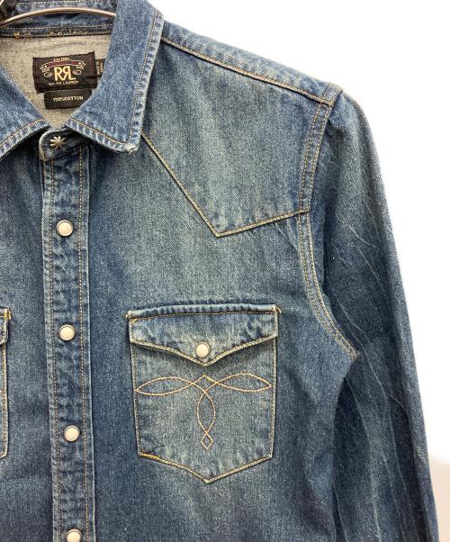 RRL RALPH LAUREN（ダブルアールエル ラルフローレン）RRL RALPH LAUREN (ダブルアールエル ラルフローレン) 長袖シャツ インディゴ サイズ:Sの古着・服飾アイテム