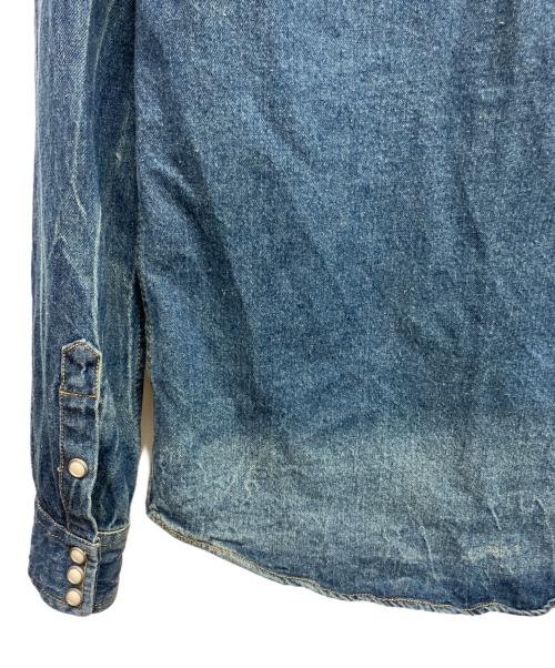 RRL RALPH LAUREN（ダブルアールエル ラルフローレン）RRL RALPH LAUREN (ダブルアールエル ラルフローレン) 長袖シャツ インディゴ サイズ:Sの古着・服飾アイテム