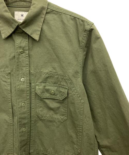 Snow peak（スノーピーク）Snow peak (スノーピーク) リップストップフィールドシャツ サイズ:Mの古着・服飾アイテム