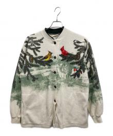 Art Unlimited sportswear（アートアンリミテッドスポーツウェア）の古着「厚手カーディガン」｜ホワイト