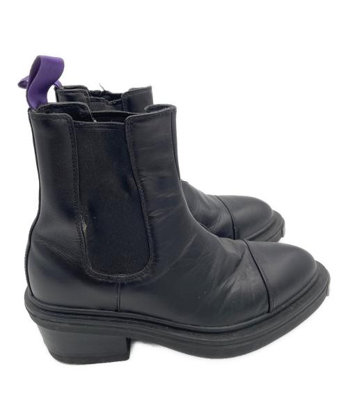 Eytys（エイティーズ）Eytys (エイティーズ) サイドゴアブーツ ブラック×パープル サイズ:24.5の古着・服飾アイテム