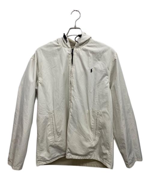 POLO RALPH LAUREN（ポロ・ラルフローレン）POLO RALPH LAUREN (ポロ・ラルフローレン) ジップパーカー ベージュ サイズ:Mの古着・服飾アイテム