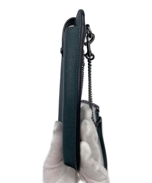 COACH（コーチ）COACH (コーチ) ノース／サウス フォーン クロスボディ　スマホショルダーバッグ グリーンの古着・服飾アイテム