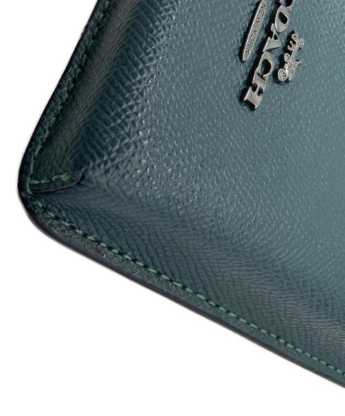 COACH（コーチ）COACH (コーチ) ノース／サウス フォーン クロスボディ　スマホショルダーバッグ グリーンの古着・服飾アイテム