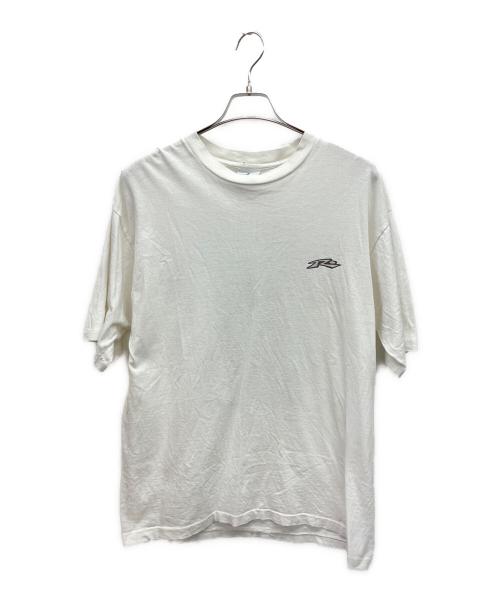 RUSTY（ラスティー）RUSTY (ラスティー) 半袖カットソー ホワイト サイズ:Lの古着・服飾アイテム