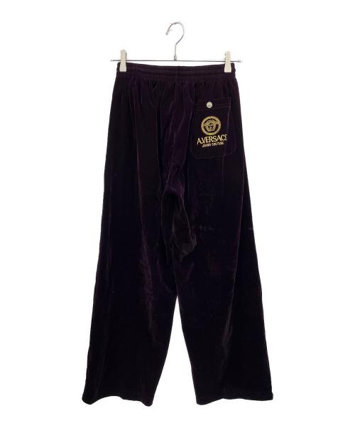A.VERSACE（アルフレッドヴェルサーチ）A.VERSACE (アルフレッドヴェルサーチ) ベロアセットアップ ワインレッド サイズ:Mの古着・服飾アイテム
