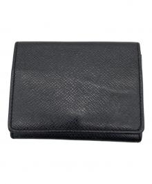 LOUIS VUITTON（ルイ ヴィトン）の古着「カードケース アンヴェロップ･カルト ドゥ ヴィジット NM」｜ブラック