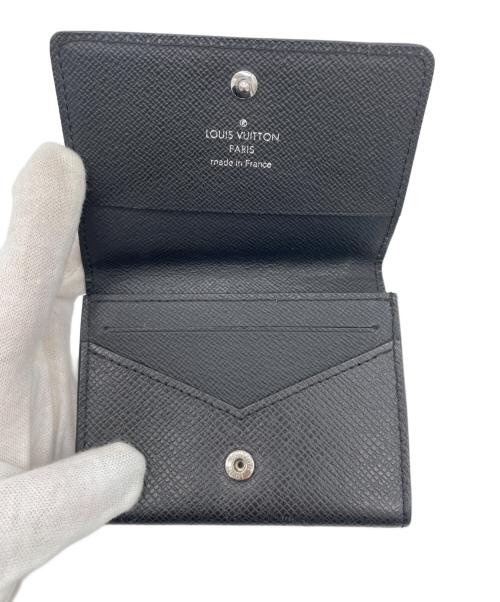 LOUIS VUITTON（ルイ ヴィトン）LOUIS VUITTON (ルイ ヴィトン) カードケース アンヴェロップ･カルト ドゥ ヴィジット NM ブラックの古着・服飾アイテム
