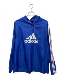 adidas（アディダス）の古着「プルオーバーパーカー」｜ブルー