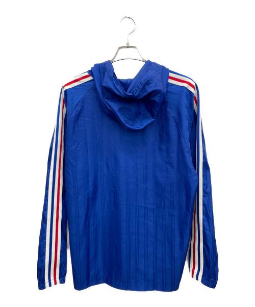 adidas（アディダス）adidas (アディダス) プルオーバーパーカー ブルー サイズ:Mの古着・服飾アイテム