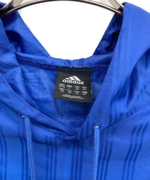 adidas（アディダス）adidas (アディダス) プルオーバーパーカー ブルー サイズ:Mの古着・服飾アイテム
