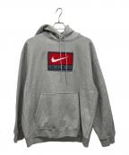 NIKEナイキ）の古着「ソロ スウッシュ　プルオーバーパーカー」｜グレー