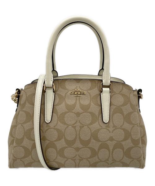 COACH（コーチ）COACH (コーチ) 2WAYショルダーバッグ ベージュの古着・服飾アイテム