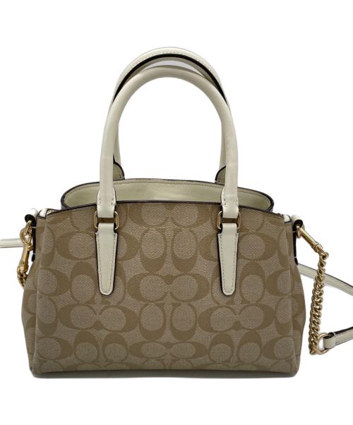 COACH（コーチ）COACH (コーチ) 2WAYショルダーバッグ ベージュの古着・服飾アイテム