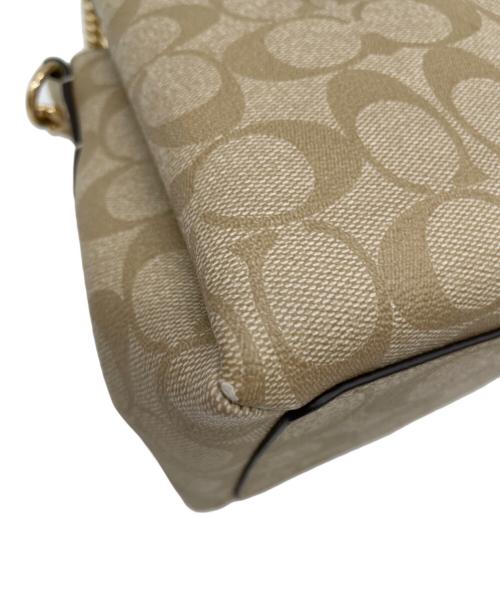 COACH（コーチ）COACH (コーチ) 2WAYショルダーバッグ ベージュの古着・服飾アイテム