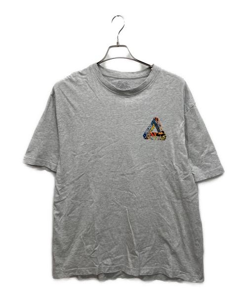 PALACE（パレス）PALACE (パレス) 半袖カットソー グレー サイズ:Lの古着・服飾アイテム