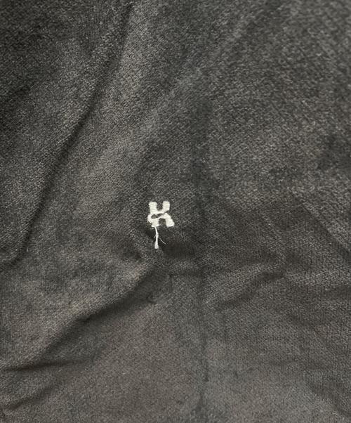 Knuth Marf（クヌースマーフ）knuth marf (クヌースマーフ) K motif velveteen pants(unisex)　パンツ ブラック サイズ:XSの古着・服飾アイテム
