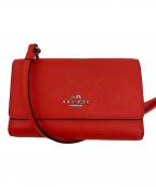 COACHコーチ）の古着「三つ折り財布」｜オレンジ
