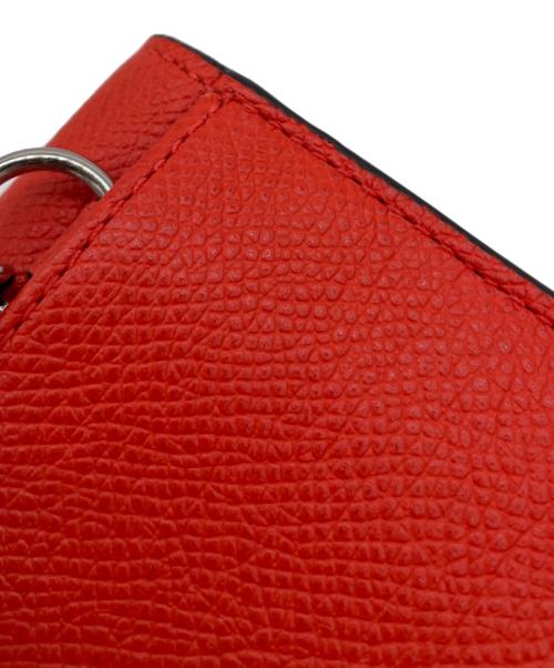 COACH（コーチ）COACH (コーチ) 三つ折り財布 オレンジの古着・服飾アイテム