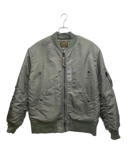 U.S.AIR FORCE（ユーエスエアフォース）U.S.AIR FORCE (ユーエスエアフォース) MA-1フライトジャケット グリーン サイズ:XX-LARGEの古着・服飾アイテム