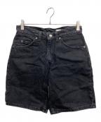 LEVI'Sリーバイス）の古着「ブラックデニムショーツ」｜ブラック