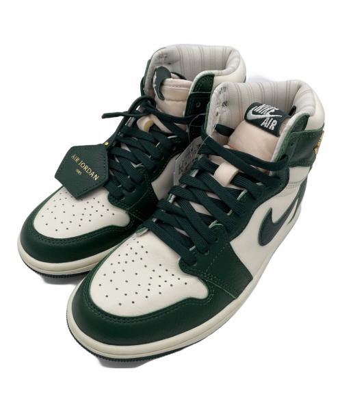 NIKE（ナイキ）NIKE (ナイキ) ハイカットスニーカー グリーン×ゴールド サイズ:24cm 未使用品の古着・服飾アイテム
