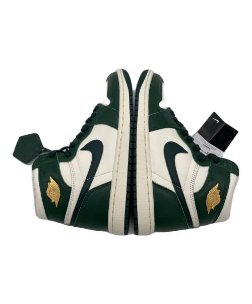 NIKE（ナイキ）NIKE (ナイキ) ハイカットスニーカー グリーン×ゴールド サイズ:24cm 未使用品の古着・服飾アイテム