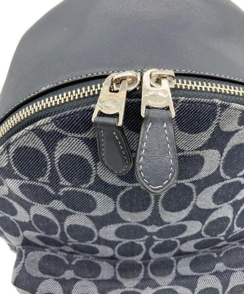COACH（コーチ）COACH (コーチ) リュック ブルーの古着・服飾アイテム