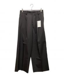 ssstein（シュタイン）の古着「EXTRA WIDE TROUSERS　スラックス」｜ブラウン