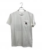 Carhartt WIP×POGGY THE MANカーハート ワーク イン プログレス×ポギーザマン）の古着「半袖カットソー」｜ホワイト