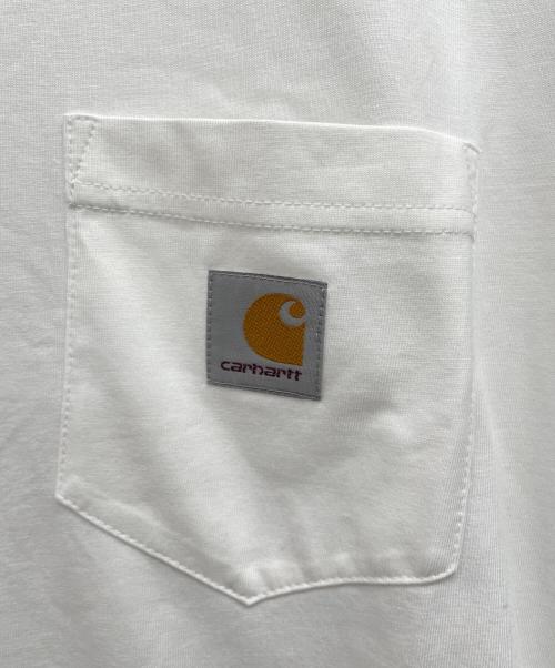 Carhartt WIP（カーハート ワーク イン プログレス）CARHARTT WIP (カーハート ワーク イン プログレス) POGGY THE MAN (ポギーザマン) 半袖カットソー ホワイト サイズ:Sの古着・服飾アイテム
